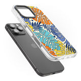 iPhone 16 Pro Max Beach Leaves Black Impact Phone Case