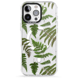 iPhone 16 Pro Max Leafy Ferns Black Impact Phone Case