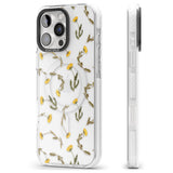 iPhone 16 Pro Max Long Stemmed Wildflowers - Dried Flower-Inspired Black Impact Phone Case