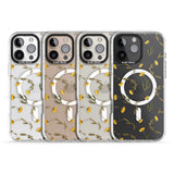 iPhone 16 Pro Max Long Stemmed Wildflowers - Dried Flower-Inspired Black Impact Phone Case