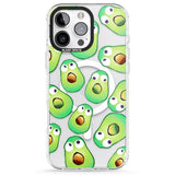 iPhone 16 Pro Max Shocked Avocados Black Impact Phone Case