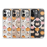 Floral Pumpkins Impact Magsafe Phone Case for iPhone 16 Pro, iPhone 16 Pro Max