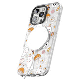 Cute Ghost and Skulls Pattern Impact Magsafe Phone Case for iPhone 16 Pro, iPhone 16 Pro Max