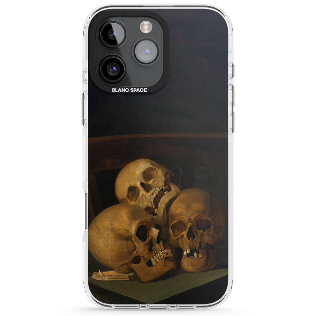 Still Life of Three Skulls Impact Magsafe Phone Case for iPhone 16 Pro, iPhone 16 Pro Max