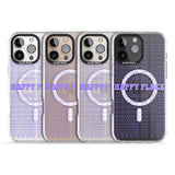 iPhone 16 Pro Max Happy Place (Purple) Black Impact Phone Case + Magsafe