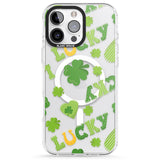 iPhone 16 Pro Max Lucky Irish Clover Black Impact Phone Case