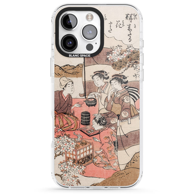 iPhone 16 Pro Max Japanese Afternoon Tea Black Impact Phone Case