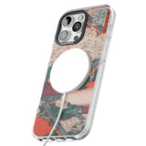 iPhone 16 Pro Max Vintage Japanese Illustrations Japanese City Black Impact Phone Case