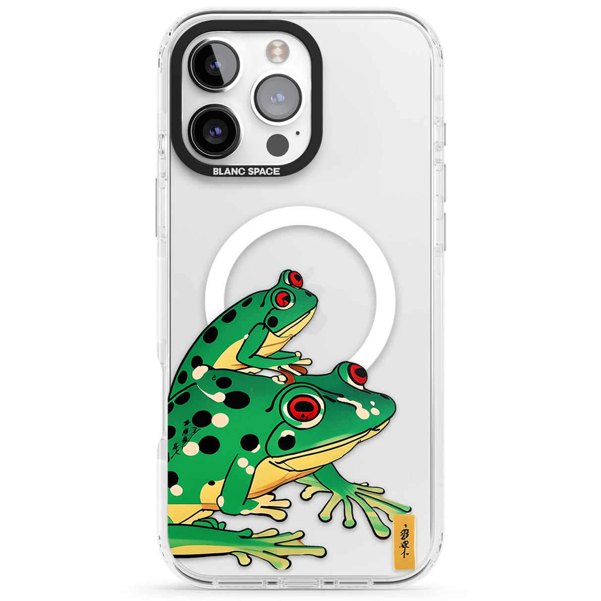 Matsumoto Hoji Frog Green Impact Magsafe Phone Case for iPhone 16 Pro, iPhone 16 Pro Max