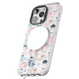 iPhone 16 Pro Max Under The Sea Mermaids (Clear) Black Impact Phone Case