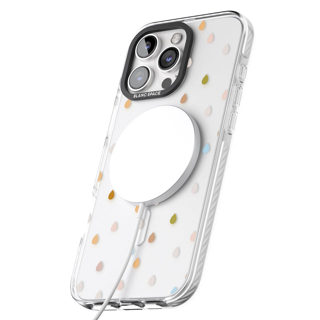 iPhone 16 Pro Max Raindrops Black Impact Phone Case