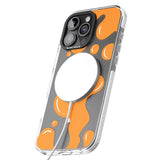 iPhone 16 Pro Max Orange Lava Lamp Black Impact Phone Case