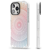 iPhone 16 Pro Max Large Rainbow Mandala Black Impact Phone Case