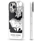 iPhone 16 Pro Max Map of Hong Kong Black Impact Phone Case