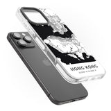 iPhone 16 Pro Max Map of Hong Kong Black Impact Phone Case