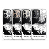 iPhone 16 Pro Max Map of Hong Kong Black Impact Phone Case