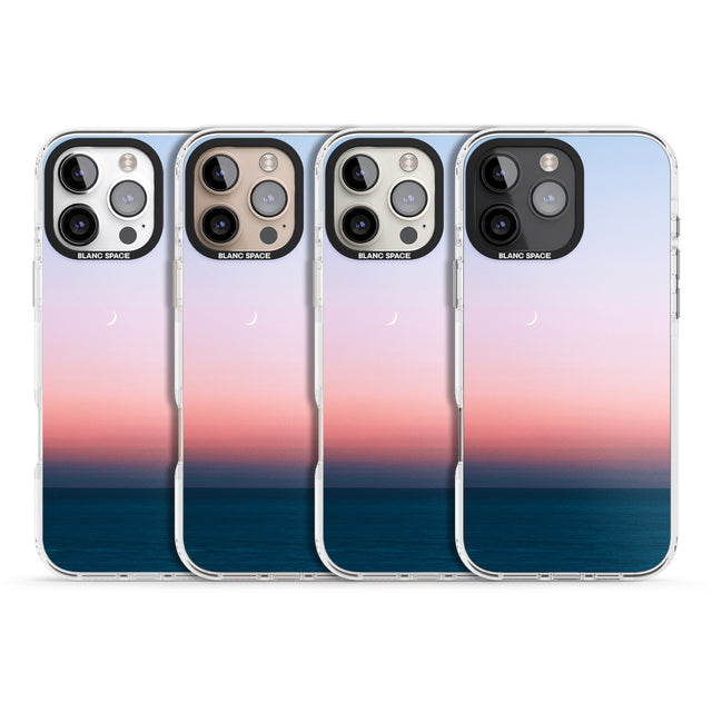 iPhone 16 Pro Max Sunset at Sea Photograph Black Impact Phone Case