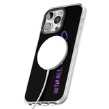 iPhone 16 Pro Max With All Your Heart Neon Sign Black Impact Phone Case