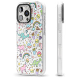 iPhone 16 Pro Max Cute Pattern Black Impact Phone Case