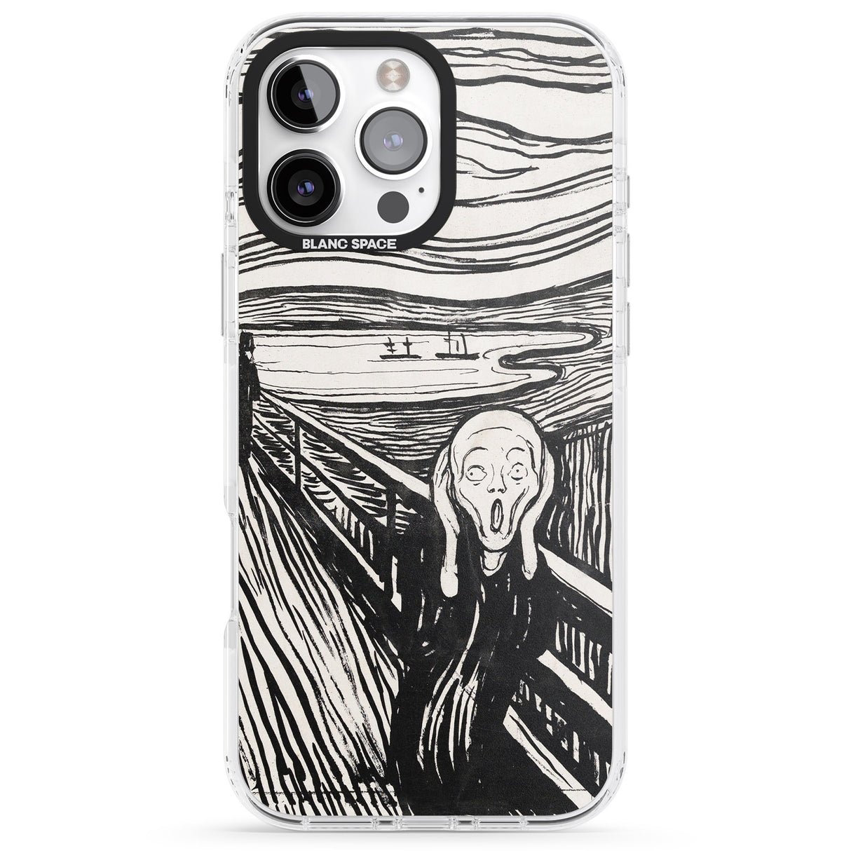 iPhone 16 Pro Max The Scream Black Impact Phone Case