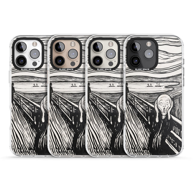 iPhone 16 Pro Max The Scream Black Impact Phone Case