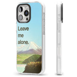 iPhone 16 Pro Max Leave me alone Black Impact Phone Case