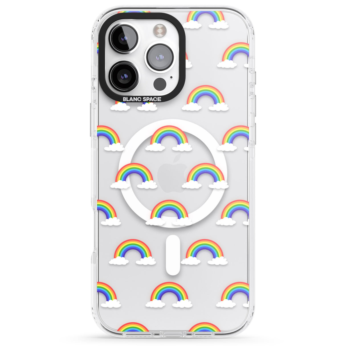 iPhone 16 Pro Max Rainbow of possibilities Black Impact Phone Case