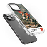 iPhone 16 Pro Max Napoleon Crossing the Alps Black Impact Phone Case