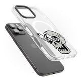 iPhone 16 Pro Max Skull Eyes Black Impact Phone Case