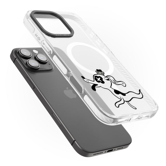 iPhone 16 Pro Max Dog Spirit Black Impact Phone Case