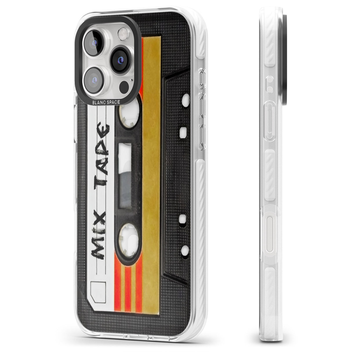 iPhone 16 Pro Max Retro Mix Tape Black Impact Phone Case