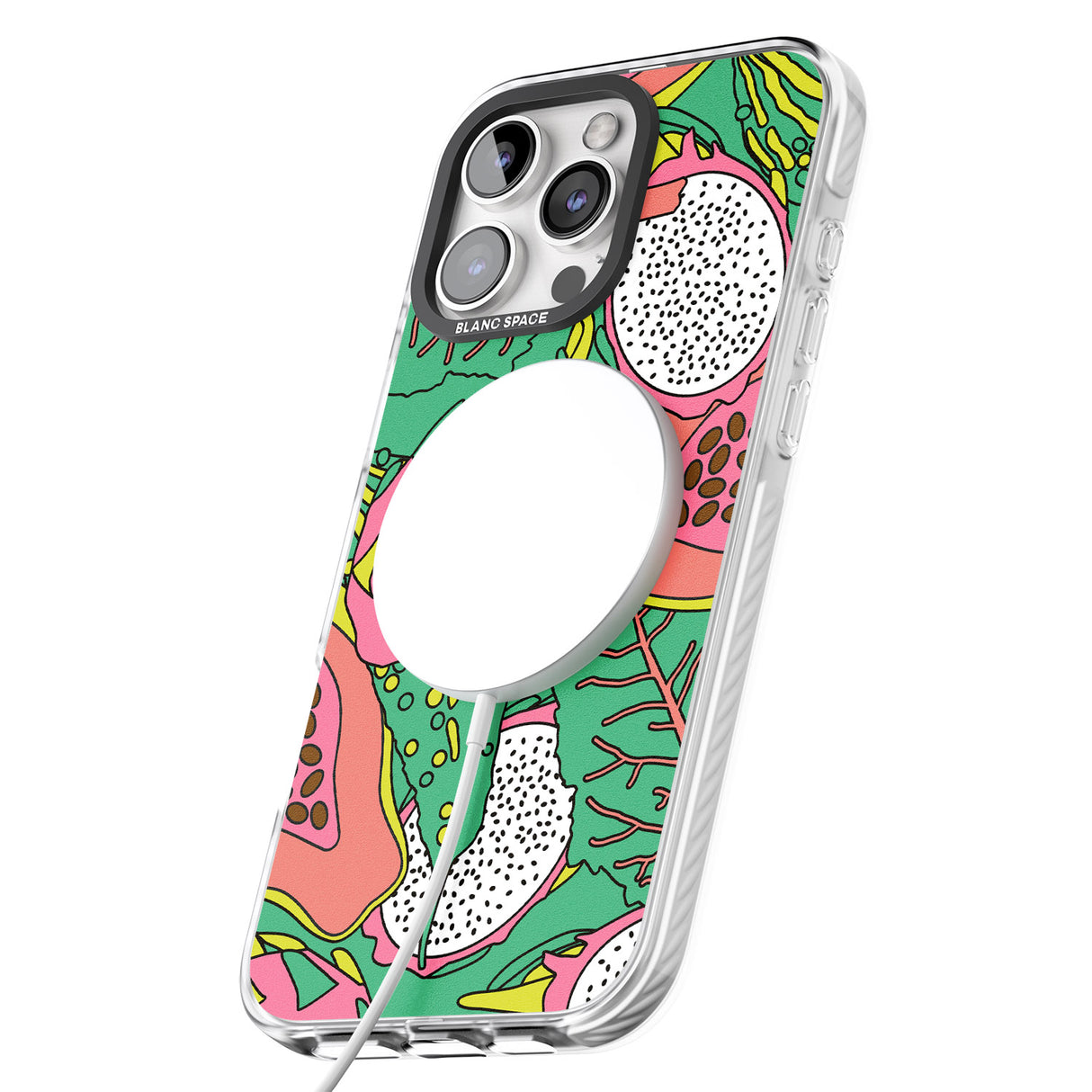 iPhone 16 Pro Max Psychedelic Salad Black Impact Phone Case