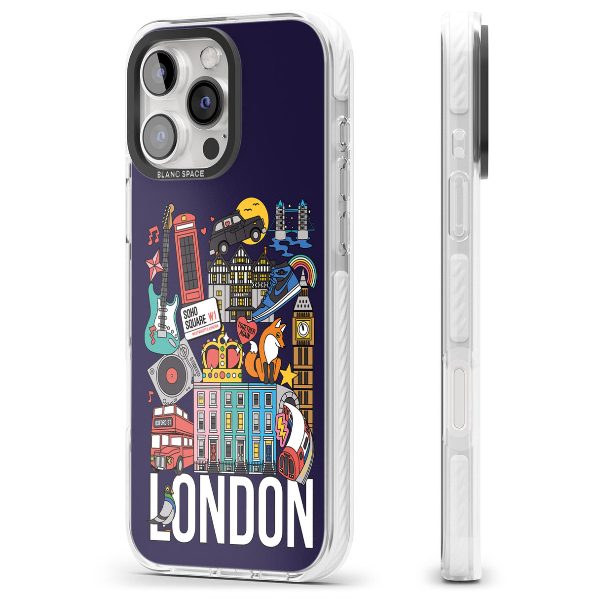 iPhone 16 Pro Max London Calling Black Impact Phone Case