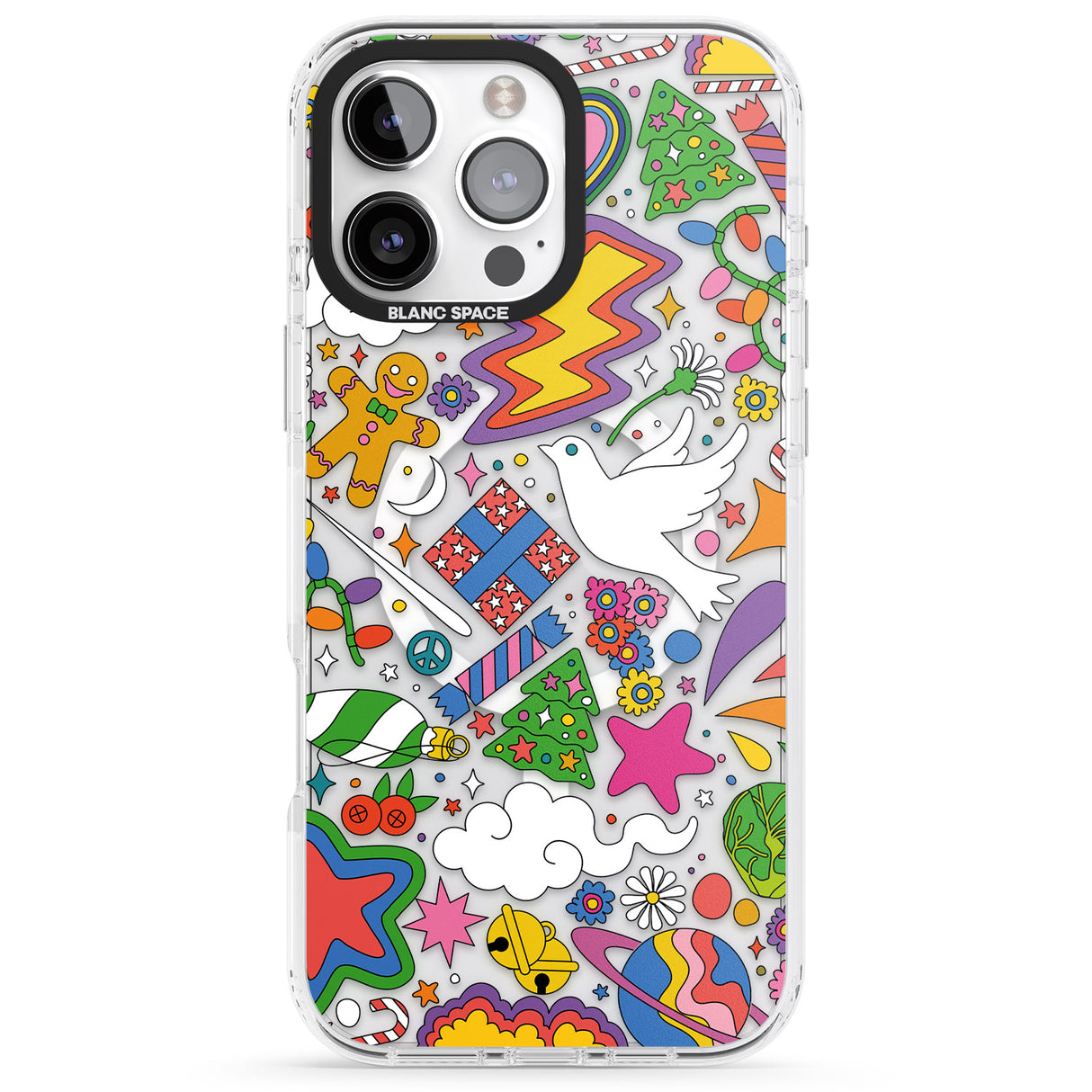 iPhone 16 Pro Max Whimsical Wonderland Black Impact Phone Case