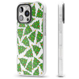 iPhone 16 Pro Max Christmas Tree Pattern Black Impact Phone Case