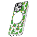 iPhone 16 Pro Max Christmas Tree Pattern (Clear) Black Impact Phone Case