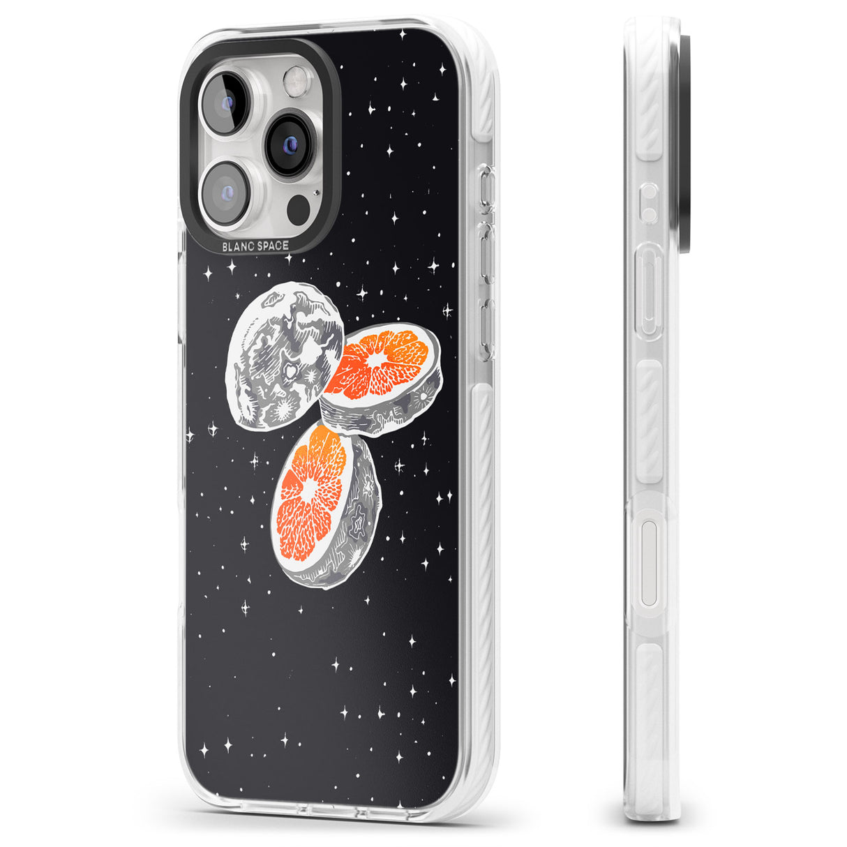 iPhone 16 Pro Max Blood Orange Moon Black Impact Phone Case