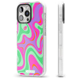 iPhone 16 Pro Max Pink Lava Black Impact Phone Case