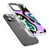 iPhone 16 Pro Max Purple River Black Impact Phone Case