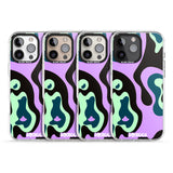 iPhone 16 Pro Max Purple River Black Impact Phone Case