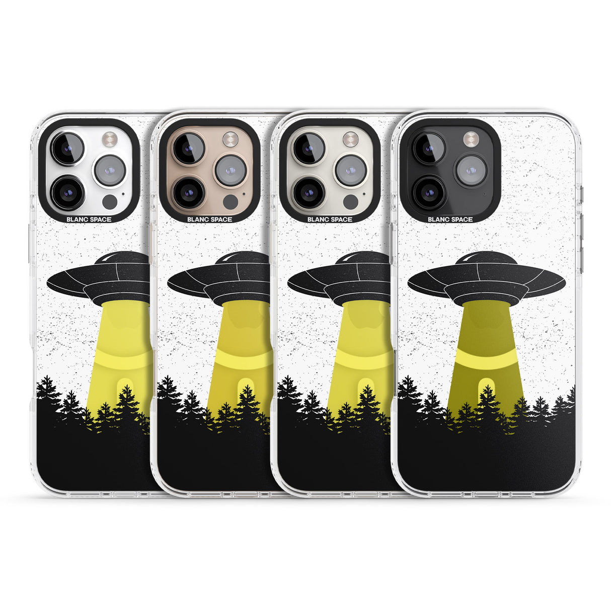 iPhone 16 Pro Max Alien Abduction Black Impact Phone Case