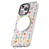 iPhone 16 Pro Max Small Flower Mix Black Impact Phone Case + Magsafe