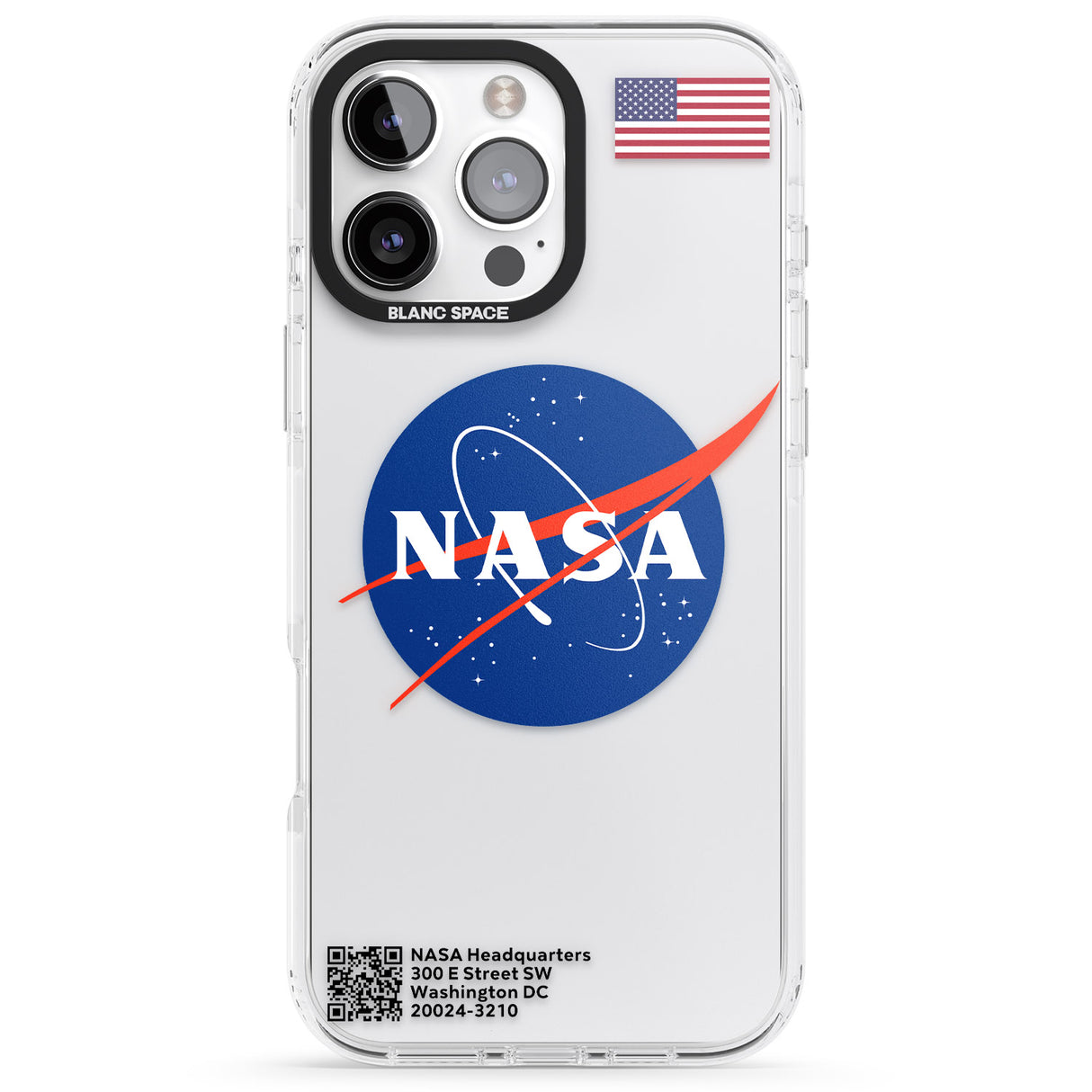 iPhone 16 Pro Max NASA Meatball Black Impact Phone Case