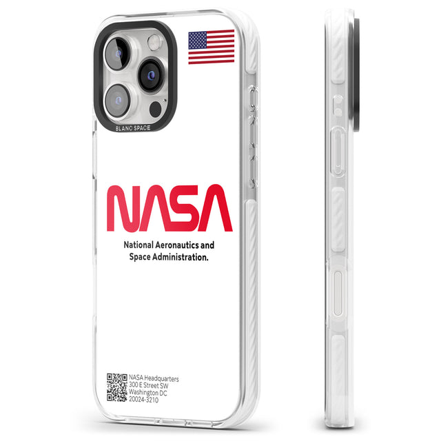 iPhone 16 Pro Max NASA The Worm Black Impact Phone Case