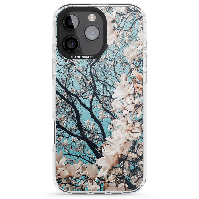 iPhone 16 Pro Max Magnolia Tree Photograph Black Impact Phone Case