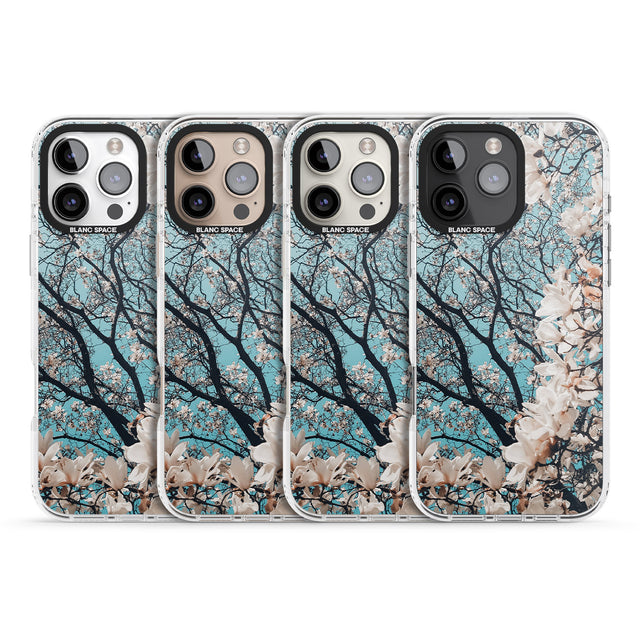 iPhone 16 Pro Max Magnolia Tree Photograph Black Impact Phone Case