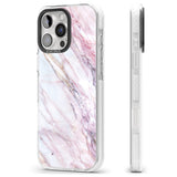 iPhone 16 Pro Max Pink & Purple Marble Black Impact Phone Case