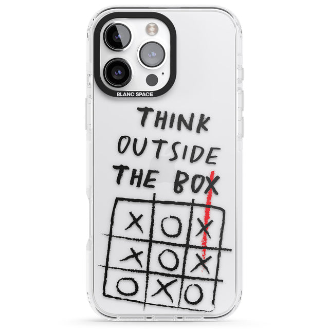 iPhone 16 Pro Max Think Outside the Box Black Impact Phone Case