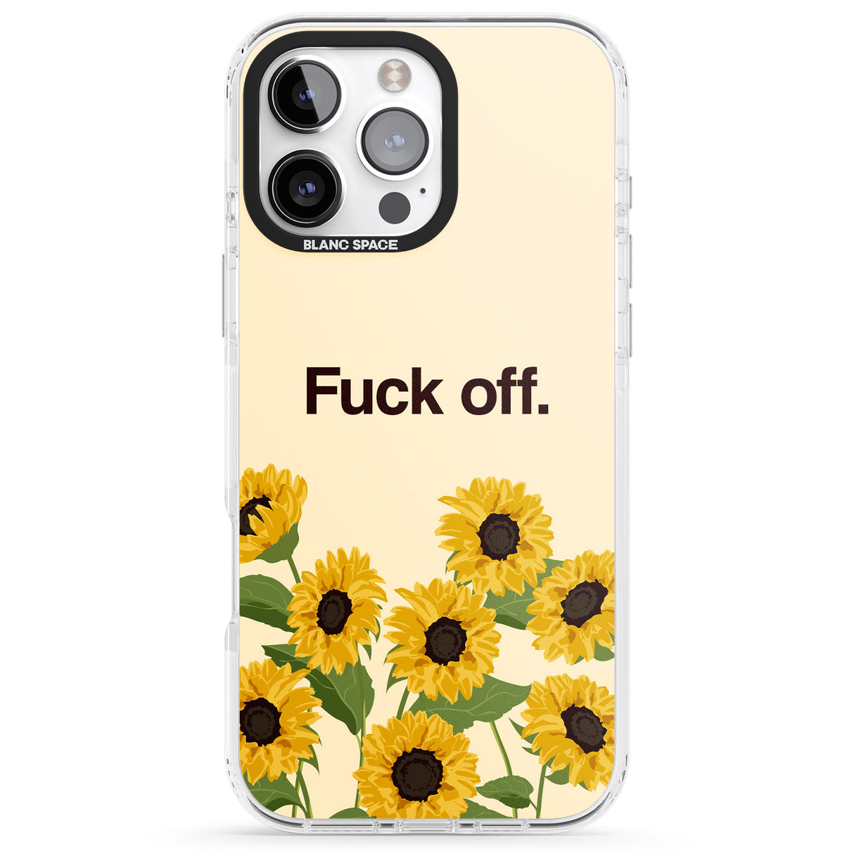 iPhone 16 Pro Max F*ck off Black Impact Phone Case