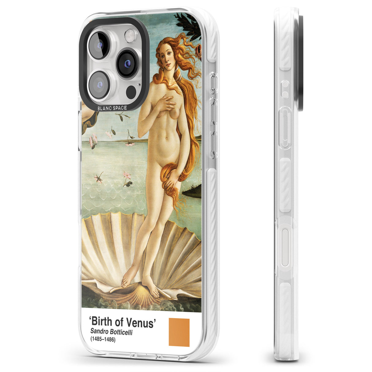 iPhone 16 Pro Max The Birth of Venus Black Impact Phone Case